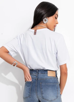 Colcci Jeans - Camiseta Cj Branco - COLCCI JEANS