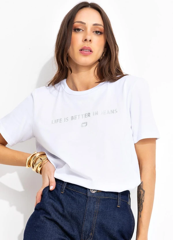 Colcci Jeans - Camiseta Cj Branco 8