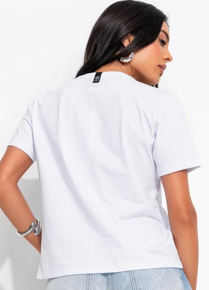 Colcci Jeans - Camiseta Cj Branco - COLCCI JEANS