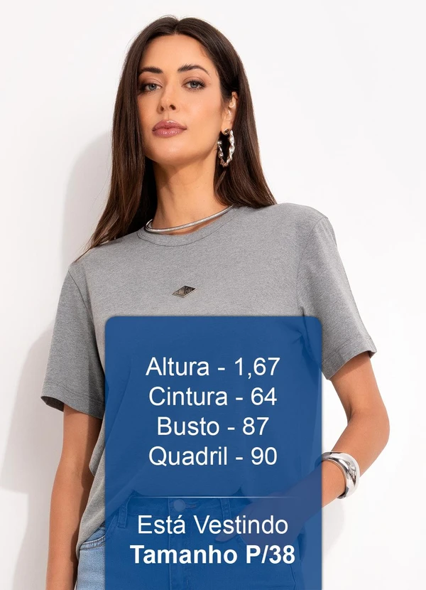 Colcci Jeans - Camiseta Cj Cinza 5