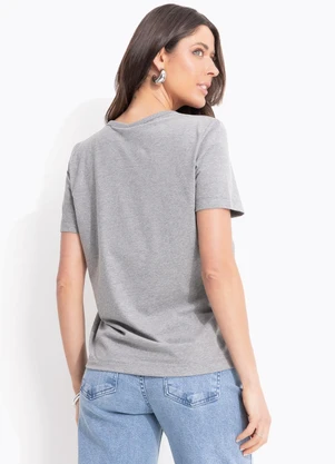 Colcci Jeans - Camiseta Cj Cinza - COLCCI JEANS