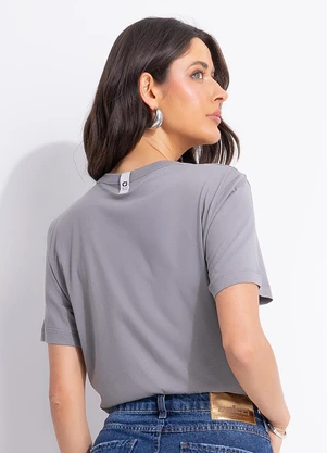 Colcci Jeans - Camiseta Cj Cinza - COLCCI JEANS