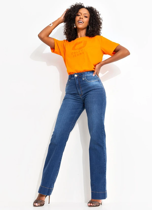 Colcci Jeans - Camiseta Cj Laranja 3