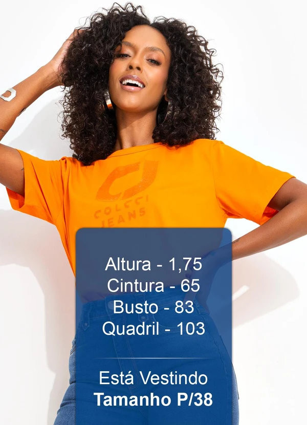 Colcci Jeans - Camiseta Cj Laranja 5