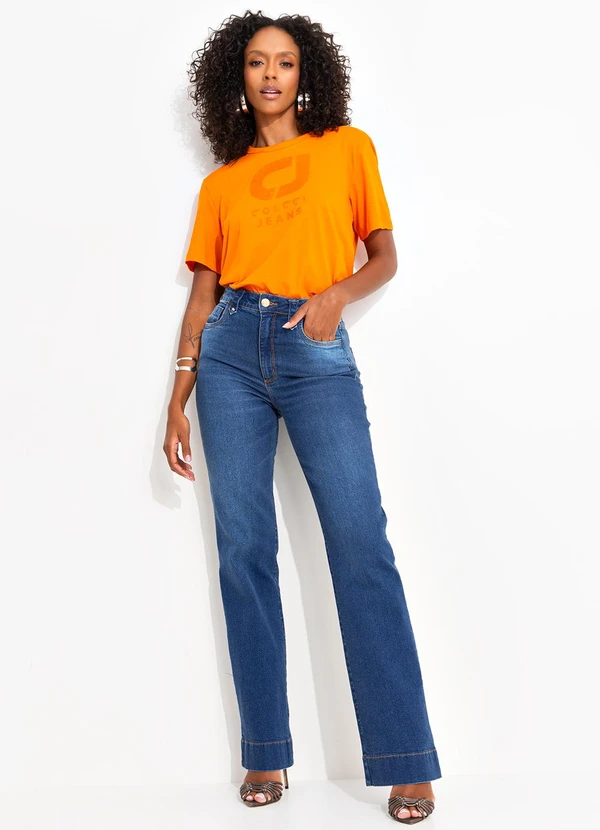 Colcci Jeans - Camiseta Cj Laranja 8