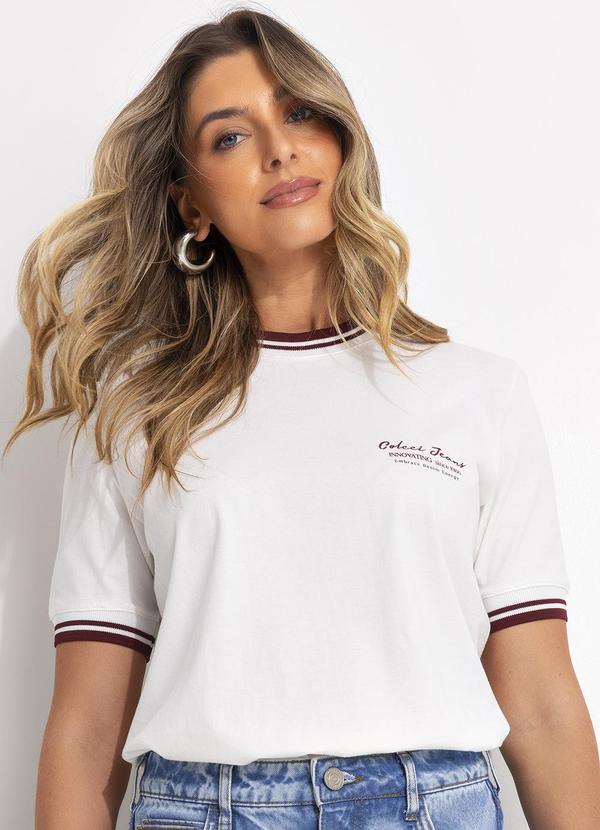 Colcci Jeans - Camiseta Cj Off White