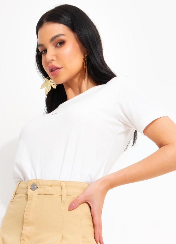 Colcci Jeans - Camiseta Cj Off White