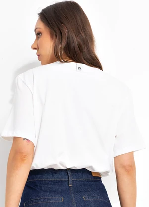 Colcci Jeans - Camiseta Cj Off White - COLCCI JEANS