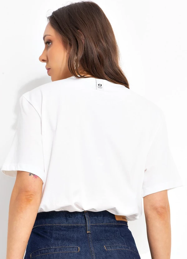 Colcci Jeans - Camiseta Cj Off White 2