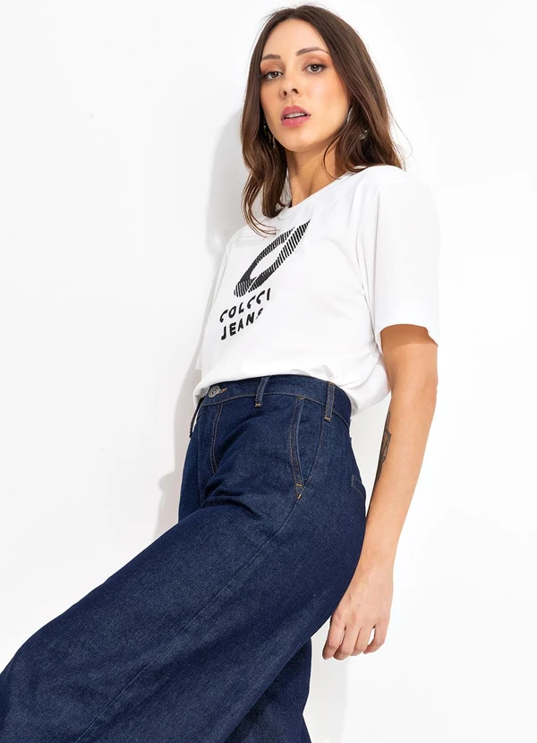 Colcci Jeans - Camiseta Cj Off White 3