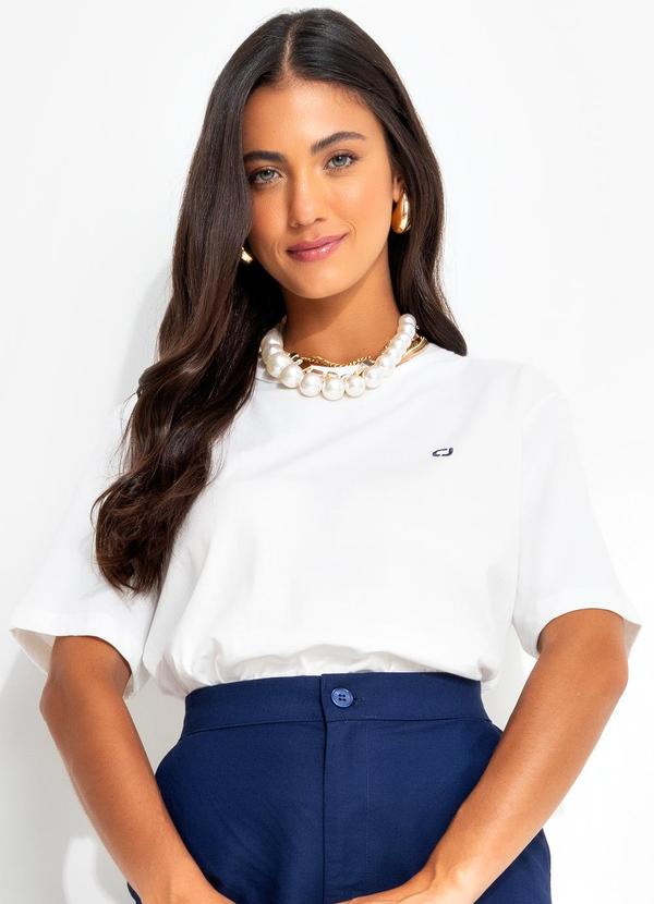 Colcci Jeans - Camiseta Cj Off White