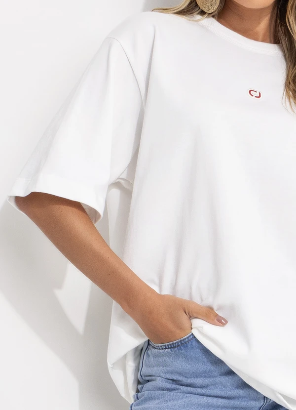 Colcci Jeans - Camiseta Cj Off White 11