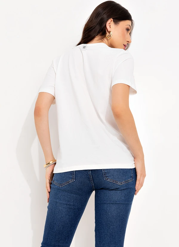 Colcci Jeans - Camiseta Cj Off White 5
