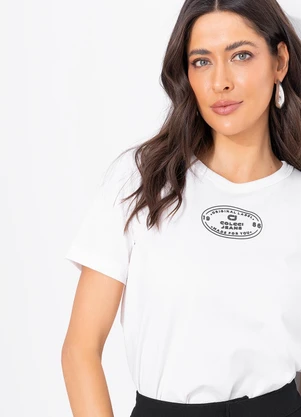 Colcci Jeans - Camiseta Cj Off White - COLCCI JEANS