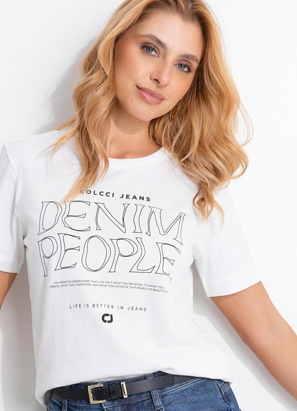 Colcci Jeans - Camiseta Cj Off White