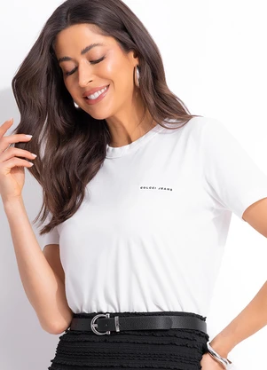 Colcci Jeans - Camiseta Cj Off White - COLCCI JEANS