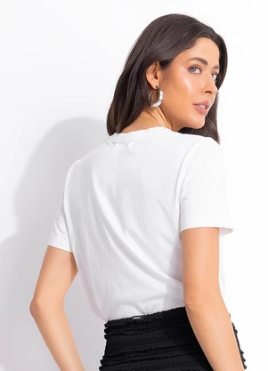 Colcci Jeans - Camiseta Cj Off White - COLCCI JEANS