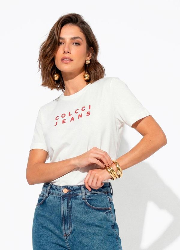 Colcci Jeans - Camiseta Cj Off White