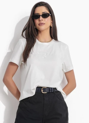 Colcci Jeans - Camiseta Cj Off White - COLCCI JEANS