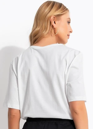 Colcci Jeans - Camiseta Cj Off White - COLCCI JEANS