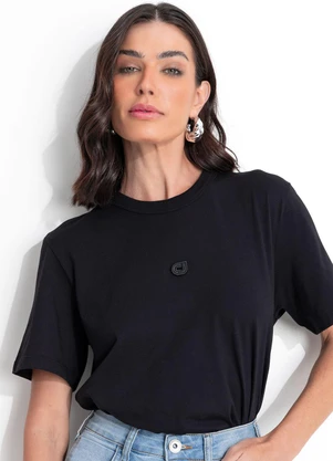 Colcci Jeans - Camiseta Cj Preto - COLCCI JEANS
