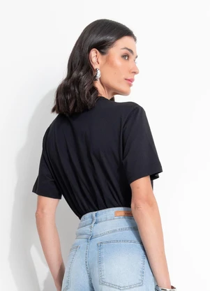 Colcci Jeans - Camiseta Cj Preto - COLCCI JEANS
