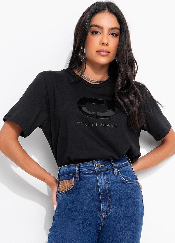 Colcci Jeans - Camiseta Cj Preto
