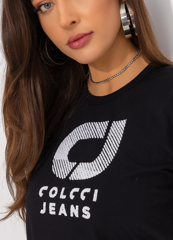 Colcci Jeans - Camiseta Cj Preto 6