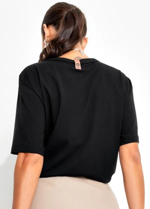 Colcci Jeans - Camiseta Cj Preto - COLCCI JEANS