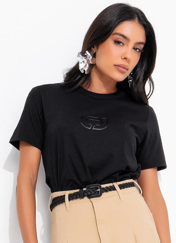 Colcci Jeans - Camiseta Cj Preto