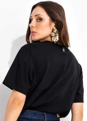 Colcci Jeans - Camiseta Cj Preto - COLCCI JEANS