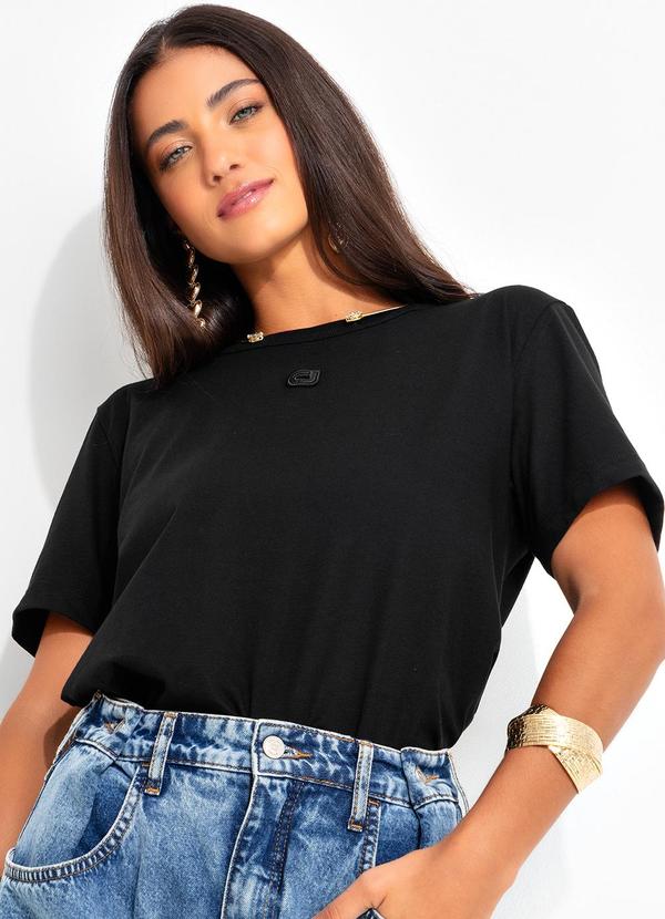 Colcci Jeans - Camiseta Cj Preto