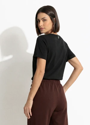 Colcci Jeans - Camiseta Cj Preto - COLCCI JEANS