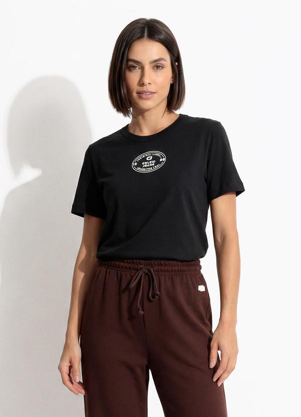 Colcci Jeans - Camiseta Cj Preto