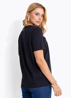 Colcci Jeans - Camiseta Cj Preto - COLCCI JEANS