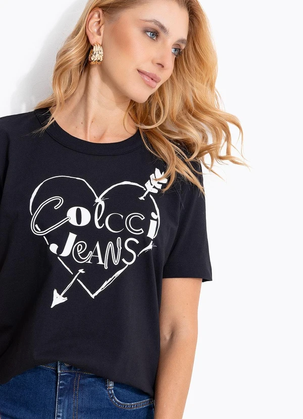 Colcci Jeans - Camiseta Cj Preto 3