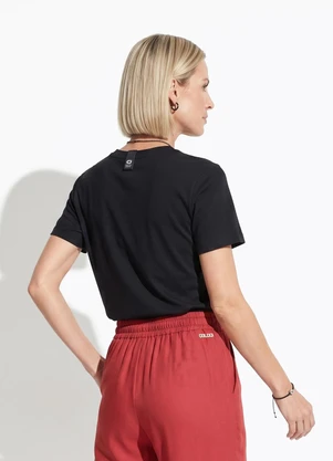 Colcci Jeans - Camiseta Cj Preto - COLCCI JEANS