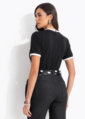 Colcci Jeans - Camiseta Cj Preto - COLCCI JEANS