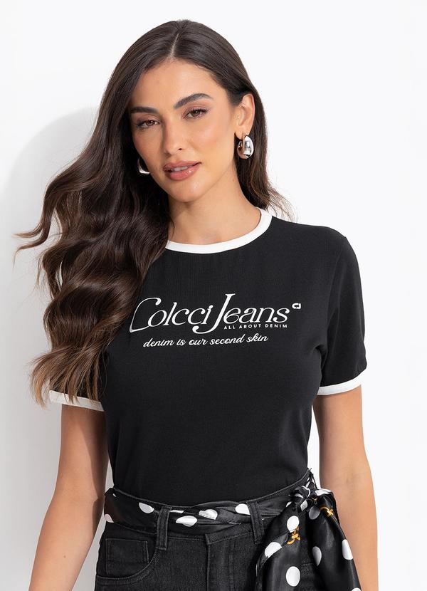Colcci Jeans - Camiseta Cj Preto