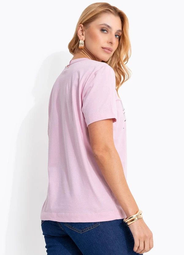 Colcci Jeans - Camiseta Cj Rosa 2