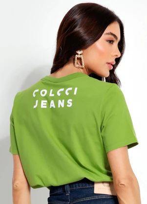 Colcci Jeans - Camiseta Cj Verde - COLCCI JEANS