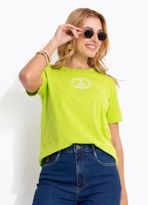 Colcci Jeans - Camiseta Cj Verde - COLCCI JEANS