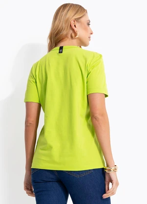 Colcci Jeans - Camiseta Cj Verde - COLCCI JEANS