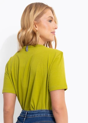 Colcci Jeans - Camiseta Cj Verde - COLCCI JEANS