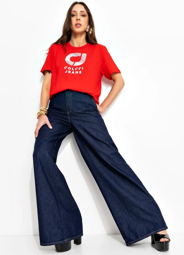 Colcci Jeans - Camiseta Cj Vermelho 3