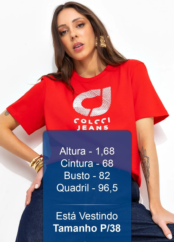 Colcci Jeans - Camiseta Cj Vermelho 5