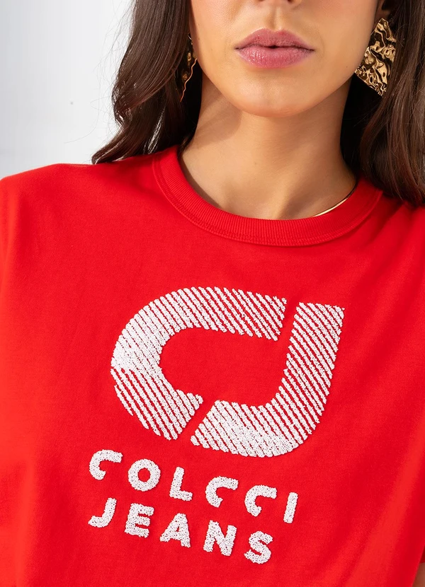 Colcci Jeans - Camiseta Cj Vermelho 7