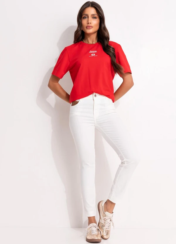 Colcci Jeans - Camiseta Cj Vermelho 3