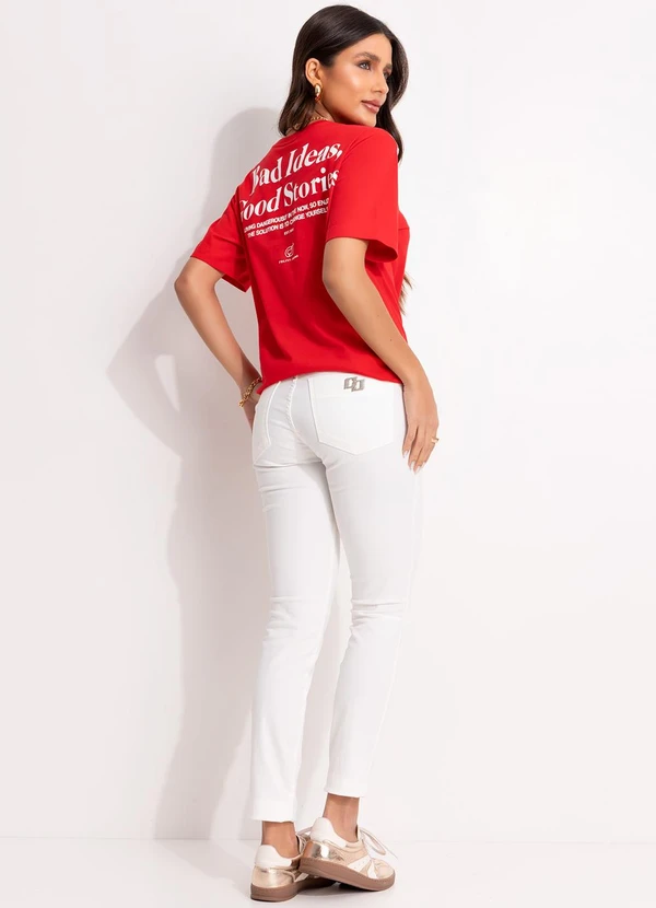 Colcci Jeans - Camiseta Cj Vermelho 5
