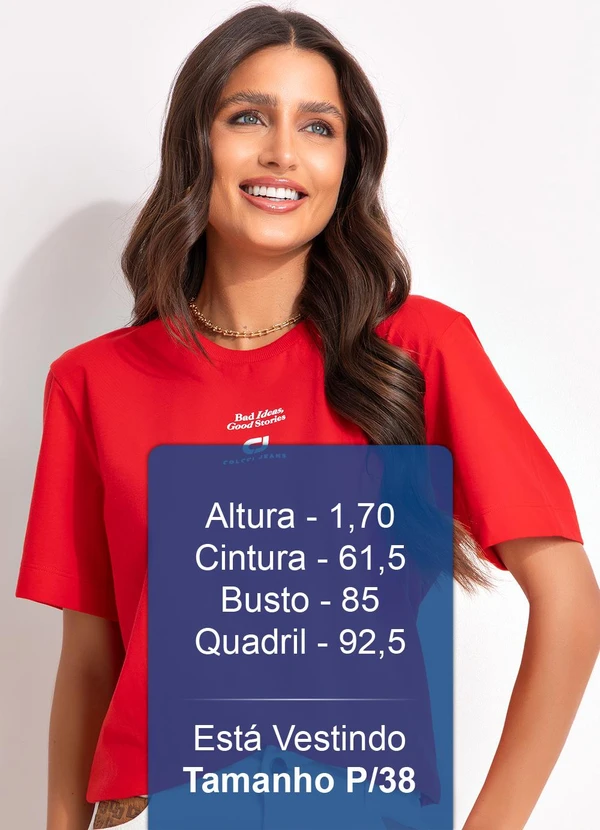 Colcci Jeans - Camiseta Cj Vermelho 6